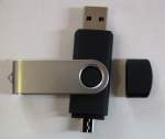 Swivel OTG Plastic 8GB (real 7GB) USB Flash Drive Black 03.jpg